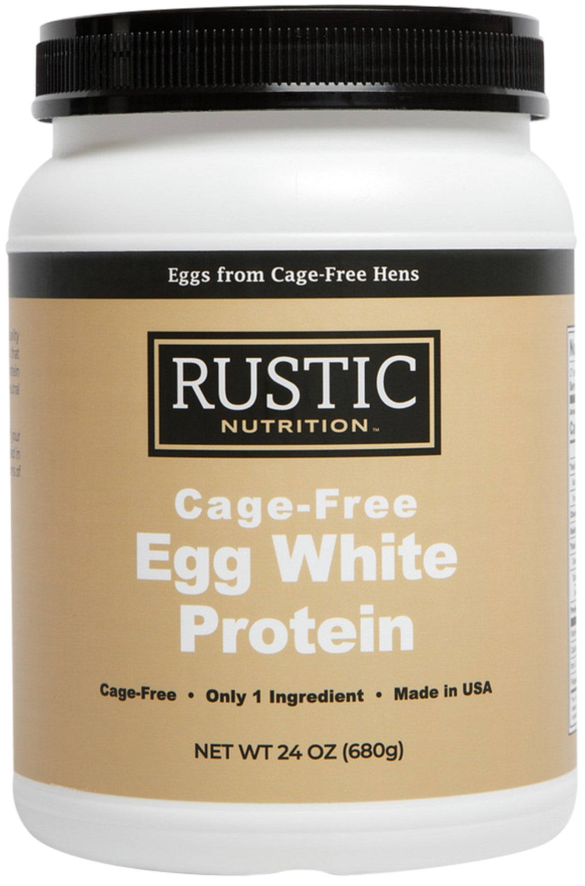 Rustic Nutrition - Cage-Free Egg White Protein Powder