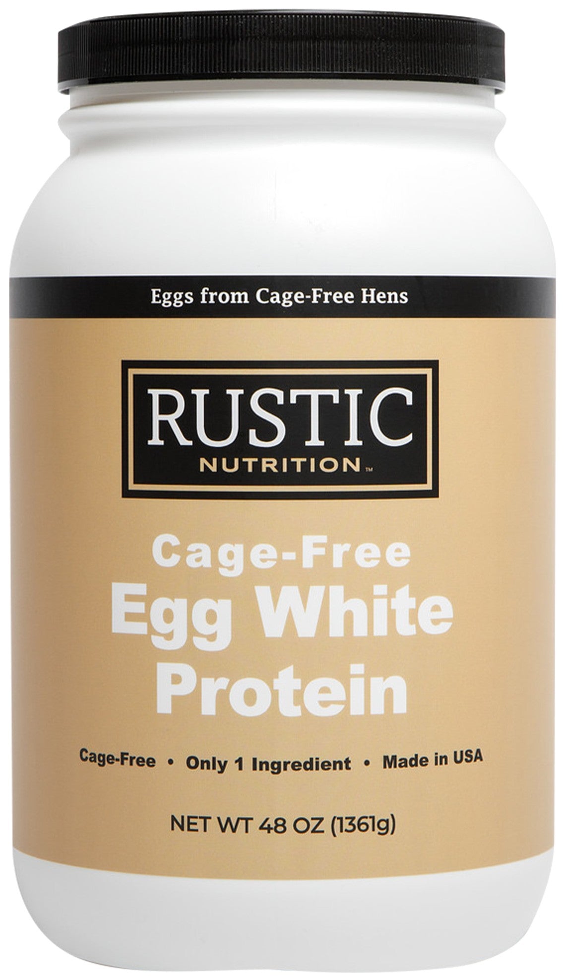 Rustic Nutrition - Cage-Free Egg White Protein Powder