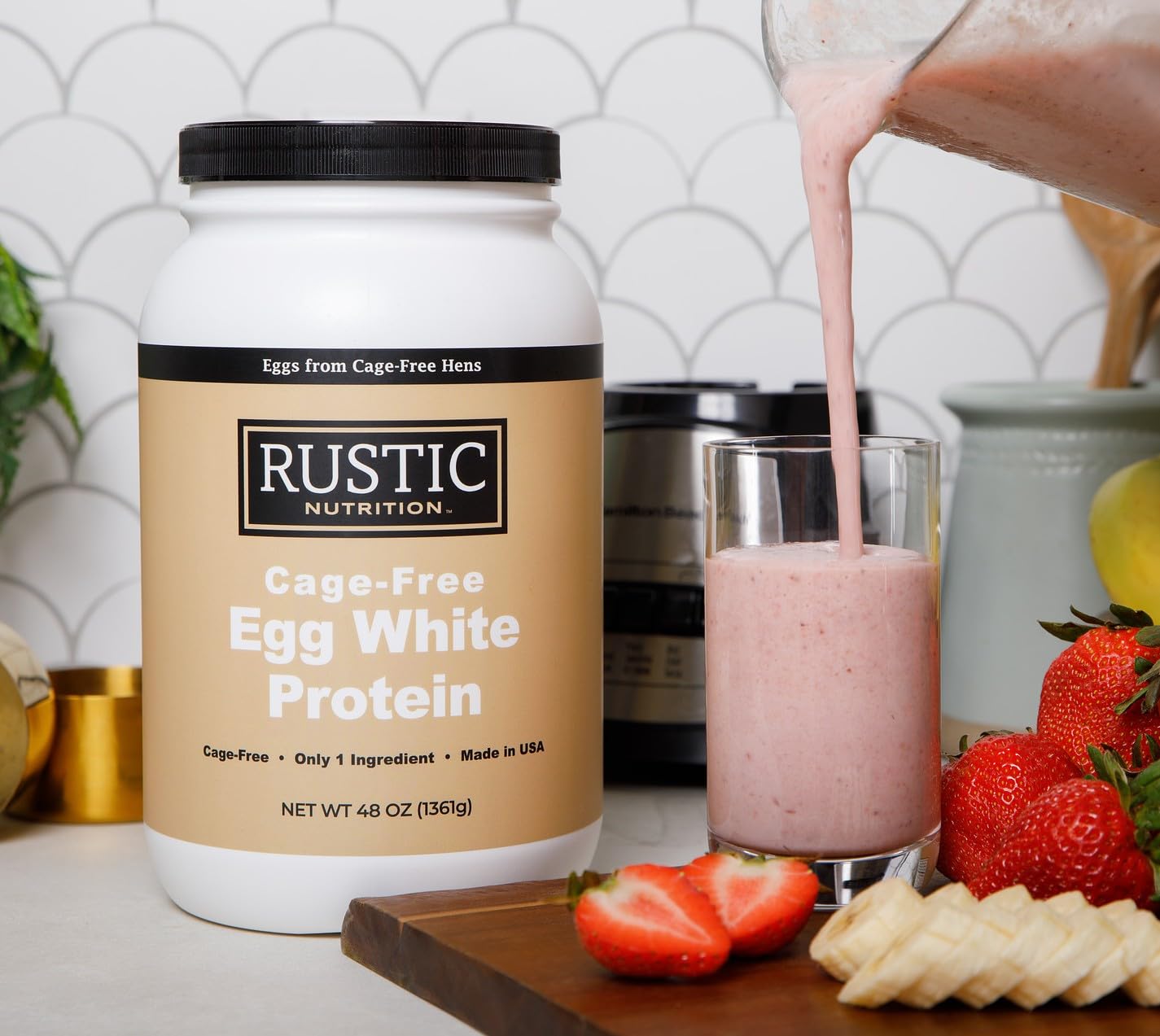 Cage-Free Egg White Protein Powder, Made in USA from Humanely-Raised Cage-Free Eggs, Only 1 Ingredient, Dried Egg Whites (Unflavored, 10.5 Oz)